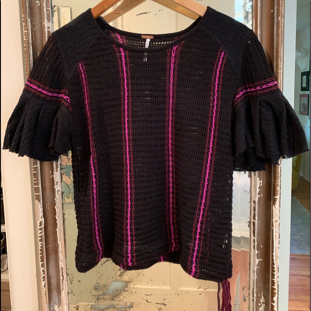 Free People crochet top